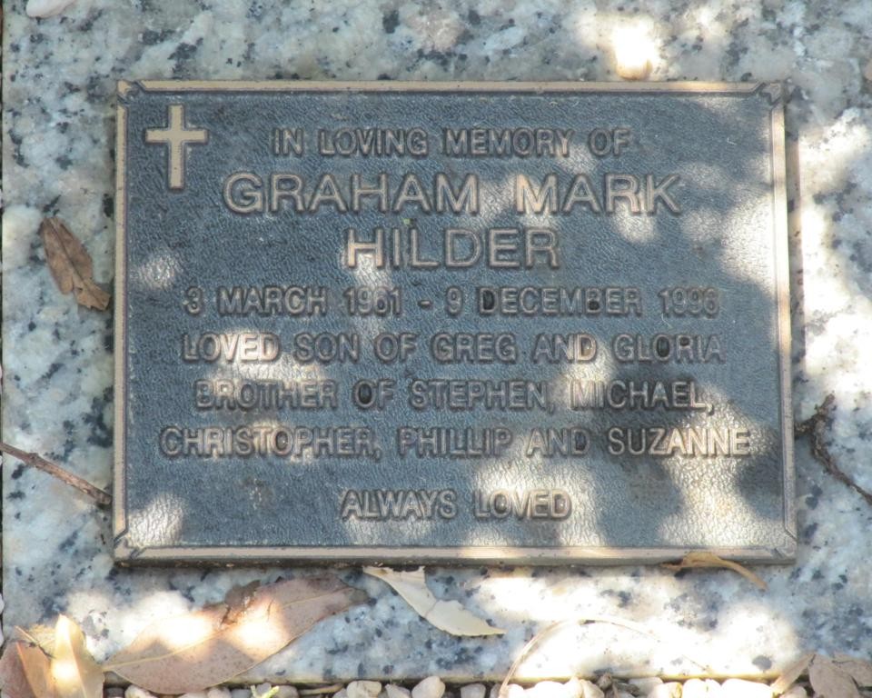 Graham Mark HILDER - NSWPF - Suicide - 091296 - Grave 1
