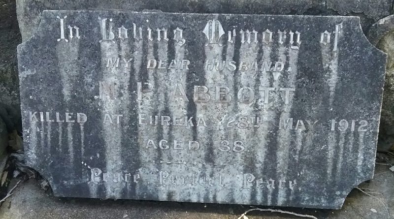 Nicholas Percival ABBOTT 01 - NSWPF Q7208 - Died 27 May 1912