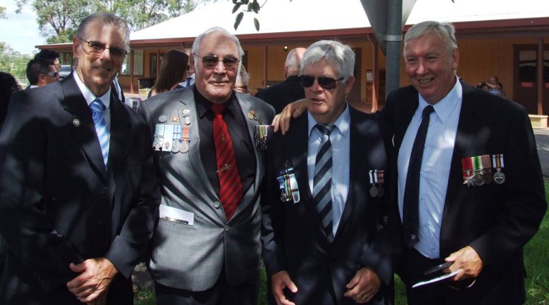 Rescue class of 1978 members at Dicks farewell, Max Sladden, Col Kelson VA, Gary Smith APM, Gary Thornton SC
