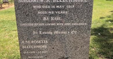 William Albert BLEECHMORE - Grave