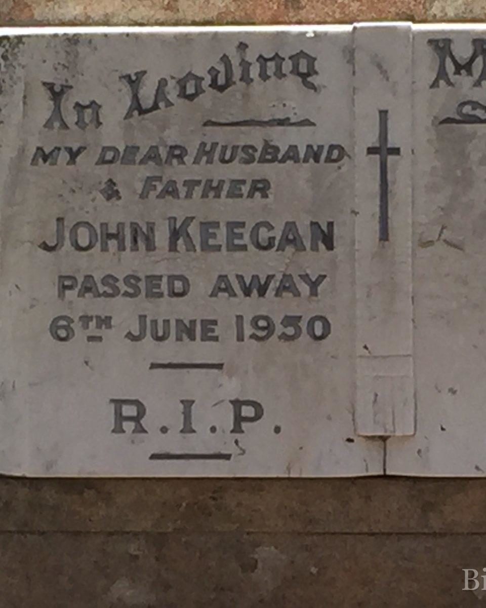 John KEEGAN - NSWPF - Died 6 June 1950