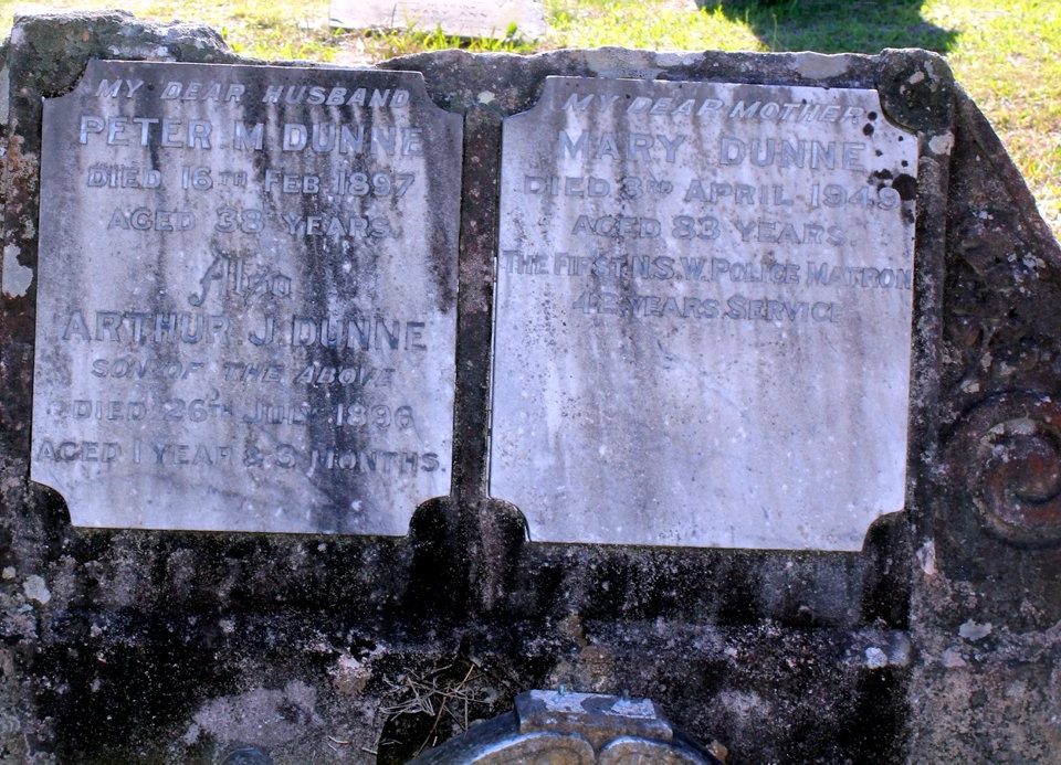 Peter Michael DUNNE 02 - NSWPF - Died 16 Feb 1897