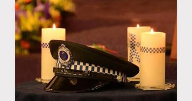 NSW Police Cap - candle