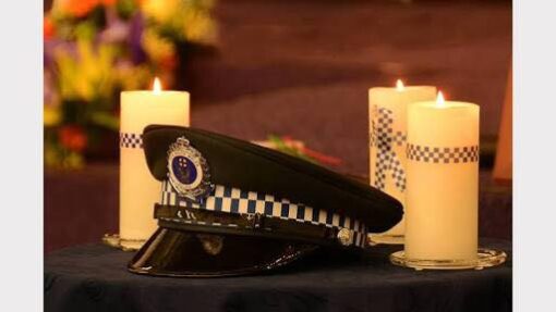 NSW Police Cap - candle