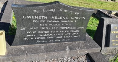 Gweneth Helene GRIFFIN, Gwen GRIFFIN, Police Woman # 11