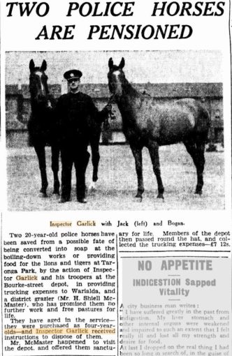 Hubert George Ernest GARLICK 02 - NSWPF Q 8272 - Died 2 Aug 1968