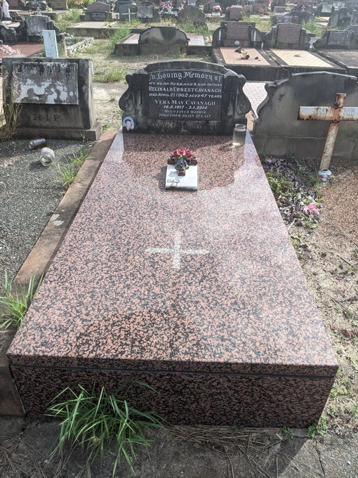 Reginald Ernest CAVANAGH 01A - NSWPF 4395 - Died 21 April 1962