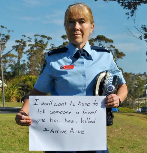 Chief inspector Sue Charman-Horton is urging drivers to slow down and be careful on the region's roads this holiday season. Photo: Jessica McInerney.