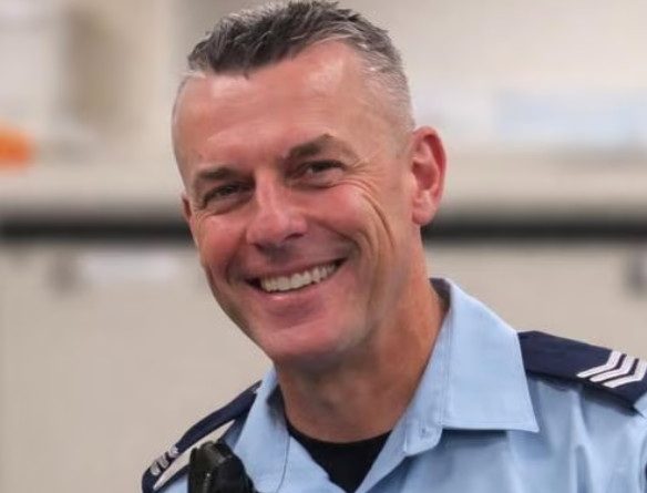 Sergeant Anthony Baillie died in is Central Coast home. There are no suspicious circumstances. Picture: Supplied