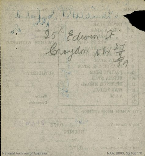 George Washington SLOAN   <br /> AKA George SLOAN   <br /> Nickname:  ?  <br /> Late of   ?  <br /> Relations in 'the job'   ?   <br /> "possible" relation in 'the job':    ?   <br /> NSW Police Training College - Penrith   Class #    ?  ?  ?   <br /> New South Wales Police Force     <br /> Regd. #  6281       <br /> Rank:  Commenced Training at Penrith Police Academy on Monday 18 October 1948  ( aged  28  years,  1  months,  26  days )    <br /> Probationary Constable - appointed   ? ? ?  ( aged   ?  years,   ?  months,   ?  days )    <br /> Constable - appointed   ? ? ?   <br /> Constable 1st Class - appointed   ? ? ?         <br /> Detective - appointed   ? ? ?       <br /> Senior Constable - appointed   ? ? ?       <br /> Leading Senior Constable - appointed   ? ? ? ( N/A )      <br /> Sergeant 3rd Class - appointed 26 October 1966   <br /> Sergeant 2nd Class - appointed  31 January 1974   <br /> Sergeant 1st Class - appointed   ? ? ?     <br /> Appears in the 1975 'Stud Book' but not the 1977 issue. <br /> Final Rank: =  Sergeant 2nd Class   <br /> Stations:   ?, Missing Person Bureau ( O.I.C. )( c1972 )     <br /> Service ( From Training Date ) period: From 18 October 1948     to     29 October 1975  =    27  years,    0  months,    11  days Service     <br /> World War II<br /> Regiment:                                    Australian Army<br /> Enlisted:                                      19 June 1942<br /> Service #                                      NX108770  -    /      ( N265023 )( Enlisted 28 May 1941 )( was Single &amp; living at 9 Wilson St, Wollongong, NSW )<br /> Rank:                                            Sergeant