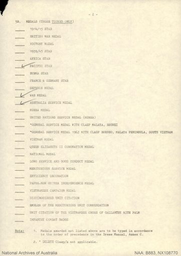 George Washington SLOAN   <br /> AKA George SLOAN   <br /> Nickname:  ?  <br /> Late of   ?  <br /> Relations in 'the job'   ?   <br /> "possible" relation in 'the job':    ?   <br /> NSW Police Training College - Penrith   Class #    ?  ?  ?   <br /> New South Wales Police Force     <br /> Regd. #  6281       <br /> Rank:  Commenced Training at Penrith Police Academy on Monday 18 October 1948  ( aged  28  years,  1  months,  26  days )    <br /> Probationary Constable - appointed   ? ? ?  ( aged   ?  years,   ?  months,   ?  days )    <br /> Constable - appointed   ? ? ?   <br /> Constable 1st Class - appointed   ? ? ?         <br /> Detective - appointed   ? ? ?       <br /> Senior Constable - appointed   ? ? ?       <br /> Leading Senior Constable - appointed   ? ? ? ( N/A )      <br /> Sergeant 3rd Class - appointed 26 October 1966   <br /> Sergeant 2nd Class - appointed  31 January 1974   <br /> Sergeant 1st Class - appointed   ? ? ?     <br /> Appears in the 1975 'Stud Book' but not the 1977 issue. <br /> Final Rank: =  Sergeant 2nd Class   <br /> Stations:   ?, Missing Person Bureau ( O.I.C. )( c1972 )     <br /> Service ( From Training Date ) period: From 18 October 1948     to     29 October 1975  =    27  years,    0  months,    11  days Service     <br /> World War II<br /> Regiment:                                    Australian Army<br /> Enlisted:                                      19 June 1942<br /> Service #                                      NX108770  -    /      ( N265023 )( Enlisted 28 May 1941 )( was Single &amp; living at 9 Wilson St, Wollongong, NSW )<br /> Rank:                                            Sergeant