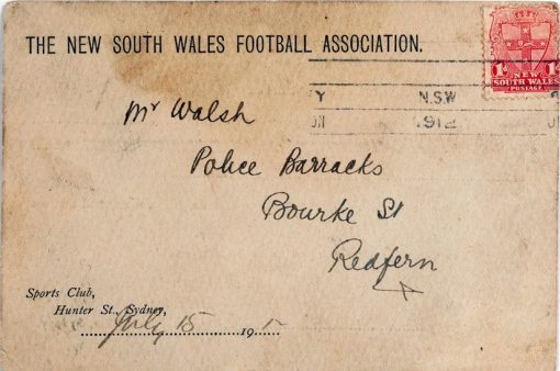 James Johnstone WALSH 04 - NSPWF Q 9654 - Died 1946