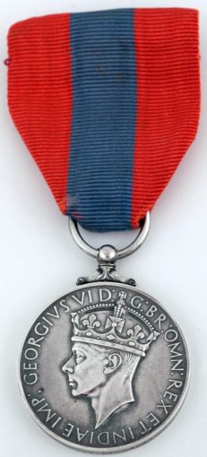 Sgt James Johnstone WALSH - Imperial Service Medal presented in