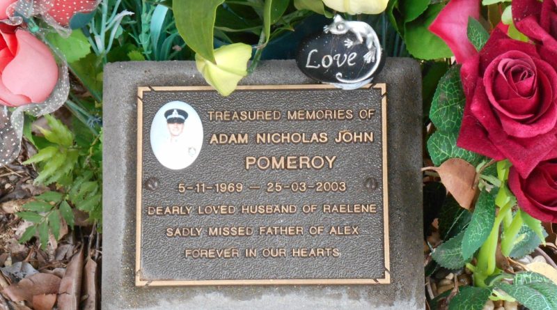 Adam Nicholas John POMEROY 01 - NSWPF - Died 25 March 2003